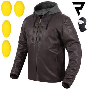 KURTKA MOTOCYKLOWA | REBELHORN IMPALA | MĘSKA SKÓRZANA CODZIENNA + GRATIS