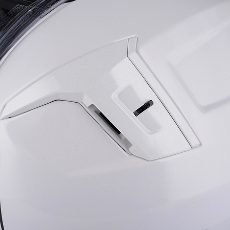 OTWARTY KASK MOTOCYKLOWY LS2 OF603 BIAŁY POŁYSK + PINLOCK ANTYPARA + BLENDA