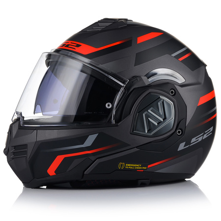 KASK MOTOCYKLOWY | LS2 FF906 ADVANT KUKA | SZCZĘKOWY + PINLOCK + PLECAK