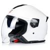 OTWARTY KASK MOTOCYKLOWY BIAŁY ORIGINE PALIO SKUTER CHOPPER + BLENDA 