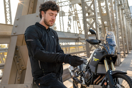 SPODNIE MOTOCYKLOWE | SHIMA JET | MĘSKIE WODOODPORNE + OCHRANIACZE GRATIS