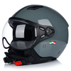 KASK MOTOCYKLOWY OTWARTY | VITO MODA NARDO GREY | SKUTER CHOPPER ECE 22.06