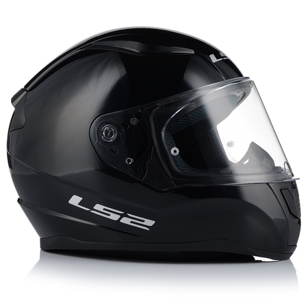 Kask motocyklowy LS2 FF353 RAPID II czarny połysk + interkom 1ST Bluetooth