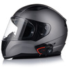 KASK MOTOCYKLOWY LS2 FF353 RAPID II SZARY MATT + INTERKOM VITO BLUETOOTH