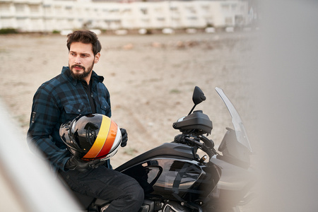 SPODNIE MOTOCYKLOWE | SHIMA GIRO 2.0 | MĘSKIE JEANSY + OCHRANIACZE + GRATIS