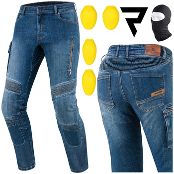SPODNIE MOTOCYKLOWE | REBELHORN VANDAL DENIM | JEANSY MĘSKIE + GRATISY