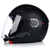 KASK MOTOCYKLOWY OTWARTY | VITO AMARO BLACK | MATOWY SKUTER CHOPPER +BLENDA 