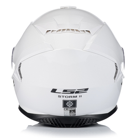 KASK MOTOCYKLOWY LS2 FF800 STORM II SOLID + PINLOCK + BLENDA ECER 22.06