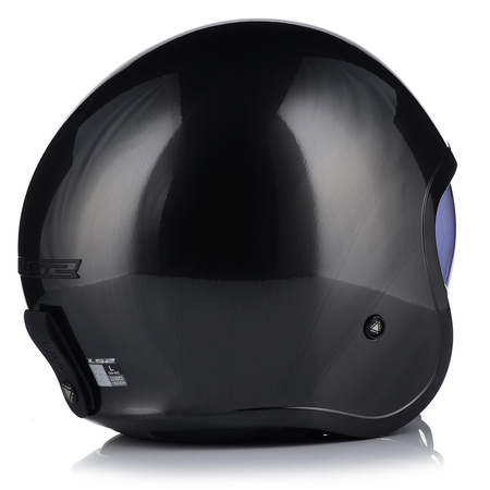 KASK MOTOCYKLOWY LS2 OF599 SPITFIRE JEANS TITAN + INTERKOM VITO BLUETOOTH