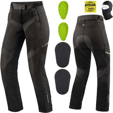 SPODNIE MOTOCYKLOWE | SHIMA JET | DAMSKIE WODOODPORNE + OCHRANIACZE GRATIS