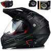 KASK MOTOCYKLOWY VITO MOLINO MAT ENDURO CROSS QUAD ATV + INTERKOM + BLENDA