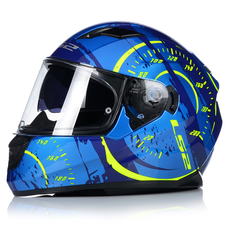 KASK MOTOCYKLOWY INTEGRALNY LS2 FF320 TACHO  + BLENDA
