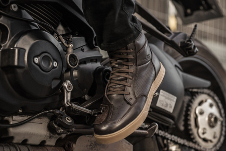 BUTY MOTOCYKLOWE | SHIMA BLAKE BROWN | KRÓTKIE MĘSKIE TRAMPKI + GRATISY