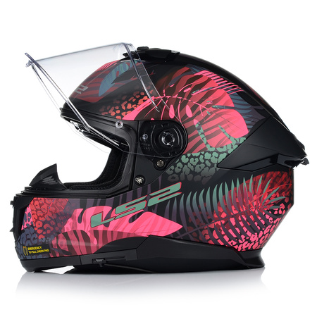 KASK MOTOCYKLOWY LS2 FF808 STREAM II JUNGLE KEVLAR SYSTEM PINLOCK + BLENDA