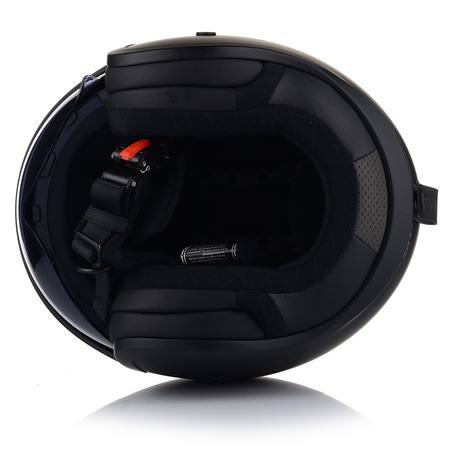 KASK MOTOCYKLOWY LS2 OF599 SPITFIRE MATT BLACK + INTERKOM VITO BLUETOOTH