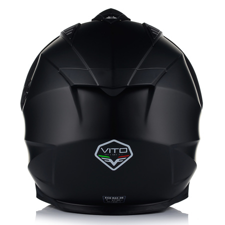 KASK MOTOCYKLOWY | VITO MOLINO MAT | ENDURO CROSS QUAD ATV + SZYBA + BLENDA