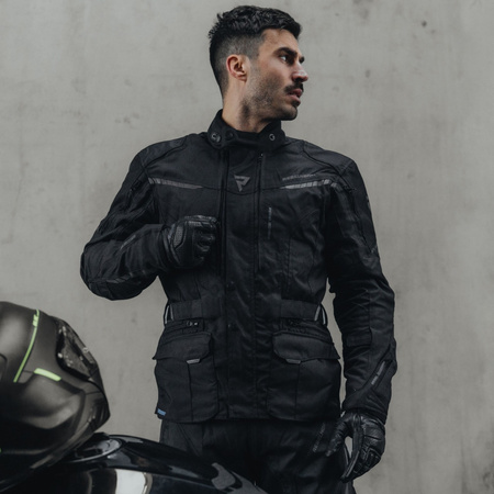 KURTKA MOTOCYKLOWA | REBELHORN HIKER III | TEKSTYLNA WODOODPORNA + GRATISY