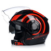 KASK MOTOCYKLOWY | VITO ISOLA JET RED | OTWARTY SKUTER CHOPPER + BLENDA