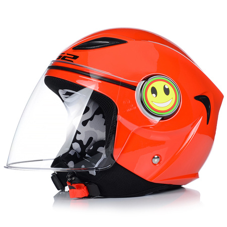 KASK MOTOCYKLOWY OTWARTY DLA DZIECI LS2 OF602 FUNNY NA SKUTER MOTOR ECE22-05