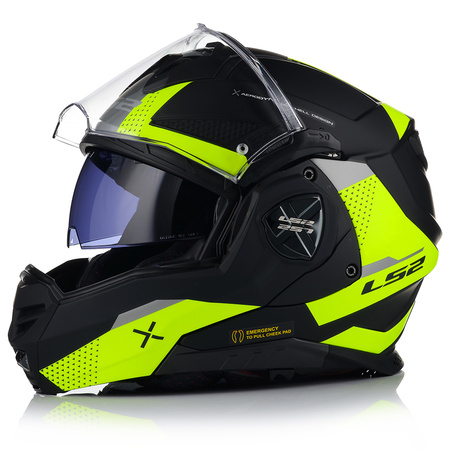 KASK MOTOCYKLOWY | LS2 FF901 ADVANT X 180 | SZCZĘKOWY + PINLOCK + PLECAK