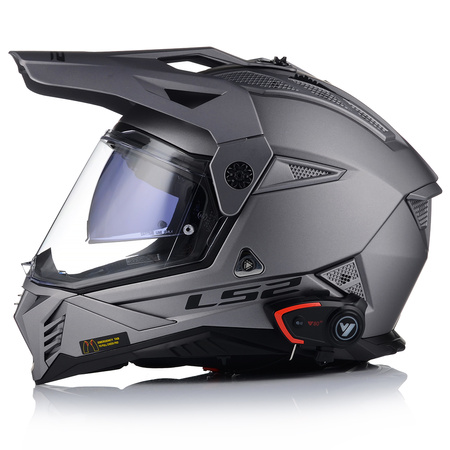 KASK MOTOCYKLOWY LS2 MX702 PIONEER ENDURO CROSS + INTERKOM VITO BLUETOOTH