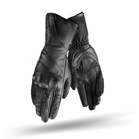 RĘKAWICE MOTOCYKLOWE | SHIMA UNICA BLACK | DAMSKIE DŁUGIE + GRATIS