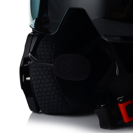 KASK MOTOCYKLOWY VITO FURIO CZARNY MAT SZCZĘKOWY + INTERKOM VITO BLUETOOTH