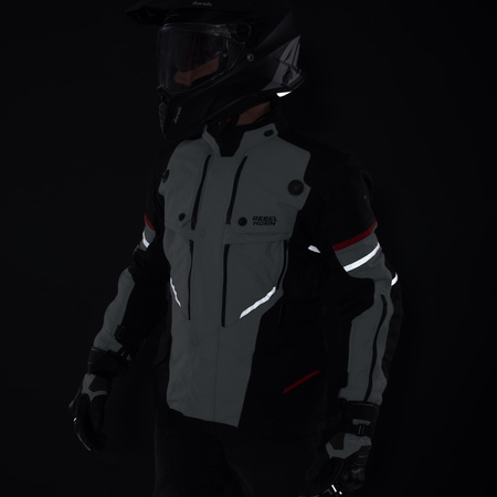 KURTKA MOTOCYKLOWA | REBELHORN RANGE | MĘSKA MEMBRANA OCIEPLINA + GRATISY
