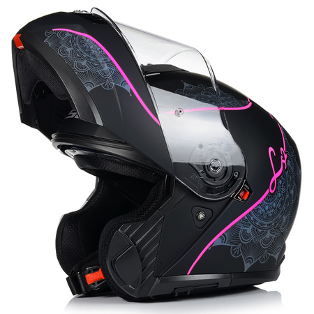 KASK MOTOCYKLOWY | LS2 FF908 STROBE II | SZCZĘKOWY SYSTEM PINLOCK + BLENDA