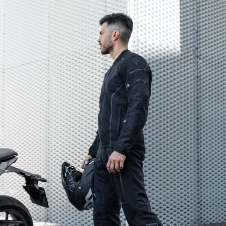 KURTKA MOTOCYKLOWA | REBELHORN HIFLOW IV| TEKSTYLNA WODOODPORNA + GRATISY