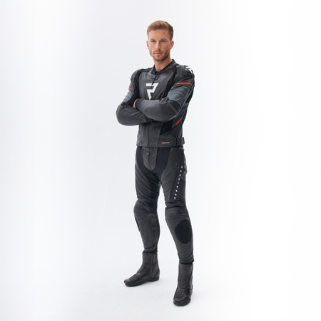 SPODNIE MOTOCYKLOWE | REBELHORN VELOCE CE | SKÓRZANE TURYSTYCZNE + GRATISY