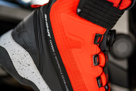 BUTY MOTOCYKLOWE | SHIMA TAKESHI RED | KRÓTKIE MĘSKIE SNEAKERSY + GRATISY