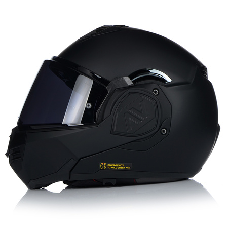  	KASK MOTOCYKLOWY | LS2 FF906 ADVANT NOIR | SZCZĘKOWY + PINLOCK + PLECAK