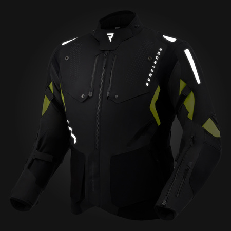 KURTKA MOTOCYKLOWA | REBELHORN HIKER IV | TEKSTYLNA WODOODPORNA + GRATISY