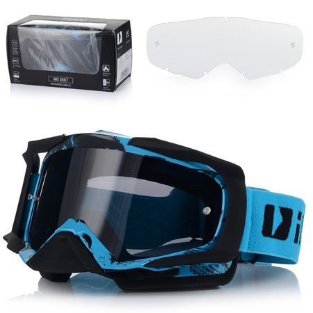 KASK MOTOCYKLOWY | VITO TIVOLI + GOGLE IMX | OFF-ROAD ENDURO CROSS QUAD