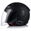 OTWARTY KASK MOTOCYKLOWY LS2 OF616 II CZARNY MAT + INTERKOM  BLUETOOTH