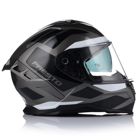 KASK MOTOCYKLOWY | VITO PRESTO | MĘSKI INTEGRALNY SYSTEM PINLOCK + BLENDA 