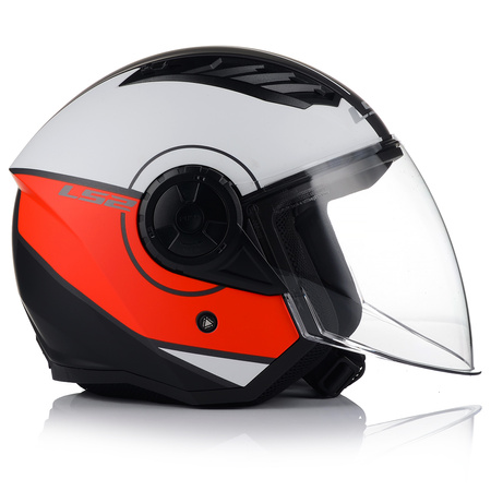OTWARTY KASK MOTOCYKLOWY LS2 OF616 AIRFLOW II COVER LEKKI NA SKUTER CHOPPER