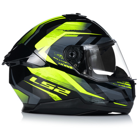 KASK MOTOCYKLOWY LS2 FF808 STREAM II FURY KEVLAR SYSTEM PINLOCK + BLENDA