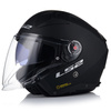 OTWARTY KASK MOTOCYKLOWY LS2 OF603 CZARNY MATT + PINLOCK ANTYPARA + BLENDA