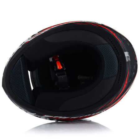 KASK MOTOCYKLOWY LS2 FF353 RAPID II KAIJU 06 + LUSTRZANKA TĘCZOWA SZYBA