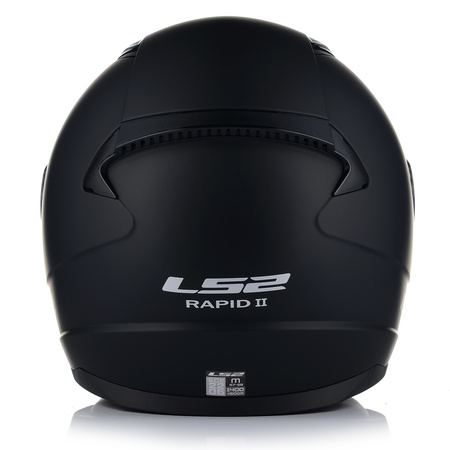 KASK MOTOCYKLOWY LS2 FF353 RAPID II CZARNY MATT + INTERKOM VITO BLUETOOTH