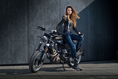 SPODNIE MOTOCYKLOWE | SHIMA SANSA | DAMSKIE JEANSY + OCHRANIACZE + GRATIS