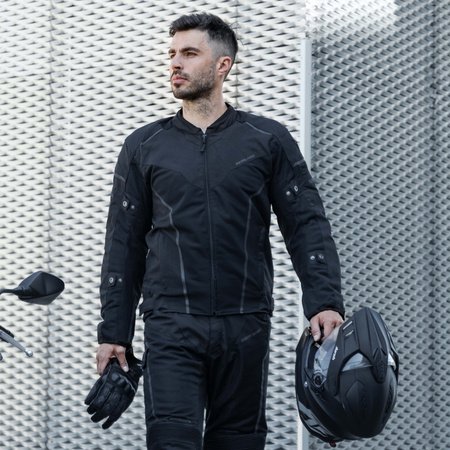 KURTKA MOTOCYKLOWA | REBELHORN HIFLOW IV| TEKSTYLNA WODOODPORNA + GRATISY