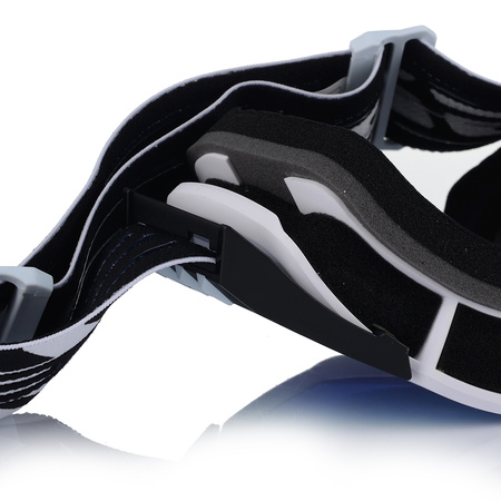 GOGLE MOTOCYKLOWE LS2 CHARGER PRO BIAŁE + 2x SZYBA LUSTRZANKA ANTIFOG