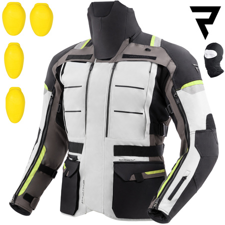 KURTKA MOTOCYKLOWA | REBELHORN CUBBY V | DŁUGA WODOODPORNA MĘSKA + GRATISY