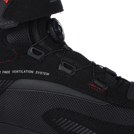 BUTY MOTOCYKLOWE SHIMA EXO VENTED "ATOP" KRÓTKIE MĘSKIE CZARNE + GRATISY