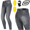 SPODNIE MOTOCYKLOWE | OZONE STRIKER SLIM FIT | DAMSKIE JEANSY GREY + GRATIS