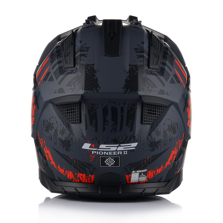 KASK MOTOCYKLOWY LS2 MX702 PIONEER ENDURO CROSS QUAD ATV + SZYBA + BLENDA
