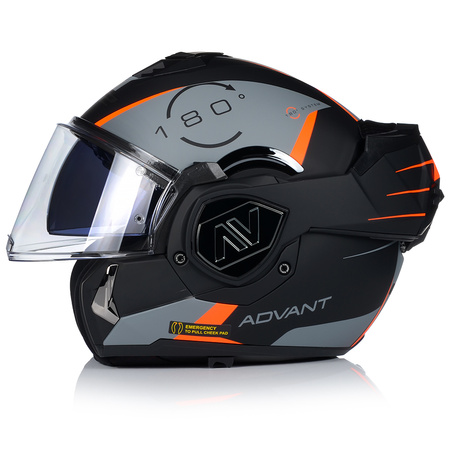 KASK MOTOCYKLOWY | LS2 FF906 ADVANT CODEX | SZCZĘKOWY + PINLOCK + PLECAK